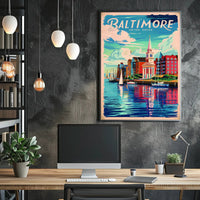 Baltimore Travel Poster