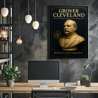 Grover Cleveland Vintage Presidential Historical or Presidential Poster PosterGoat