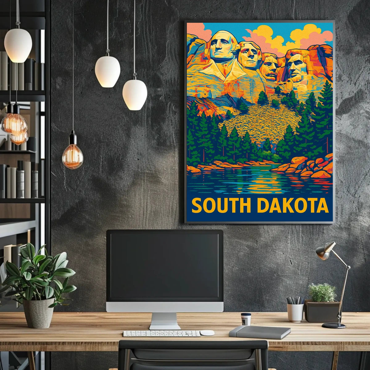 Mount Rushmore in South Dakota Poster