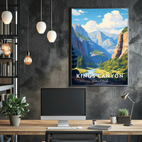 Kings Canyon Scenic Adventure National Park Poster