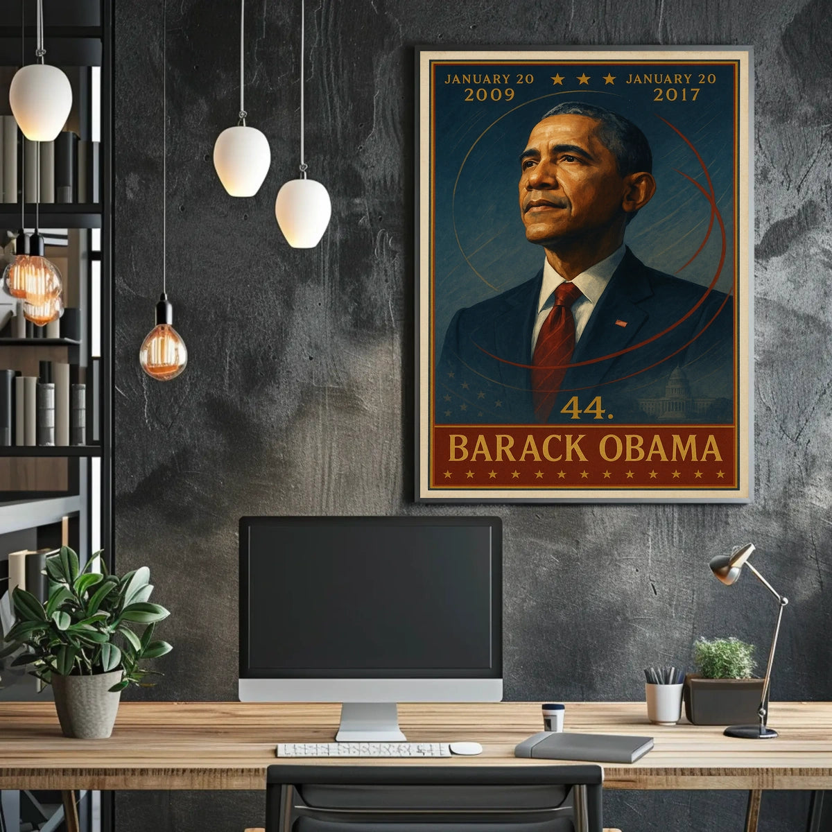 Barack Obama Presidential Era Historical or Presidential Poster
