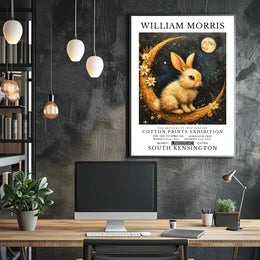 William Morris Exhibition Fantasy or Mythology Poster