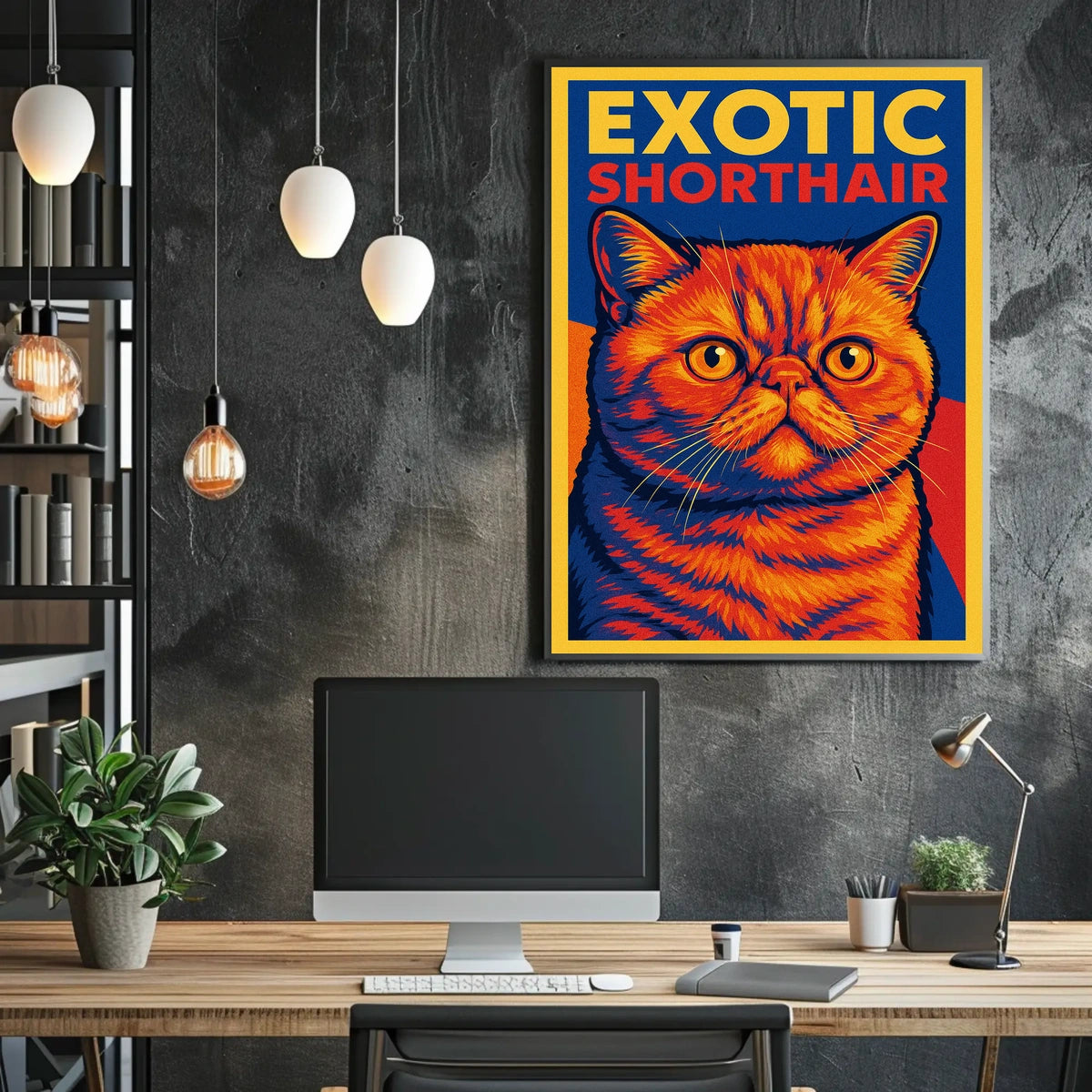 Exotic Shorthair Cat Poster