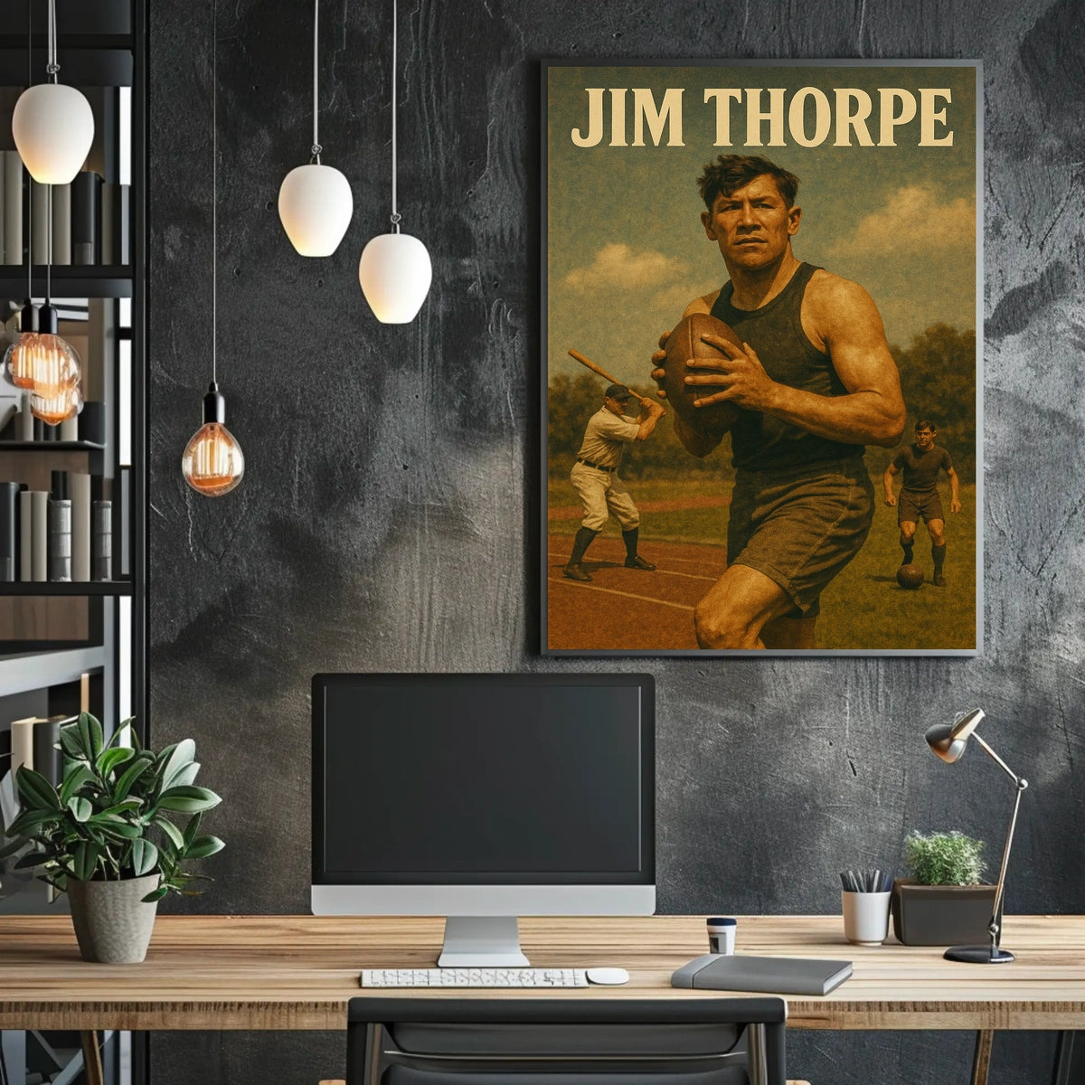 Jim Thorpe Athletic Legend Poster
