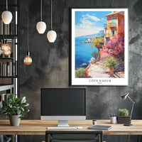 Côte DAzur A Mediterranean Escape Poster