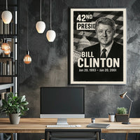 42nd President Patriotic Vintage Political or Propaganda Poster