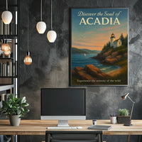 Discover the Soul of Acadia Poster