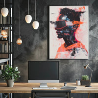 Futuristic Vision Art Print Poster for Modern Home Decor PosterGoat