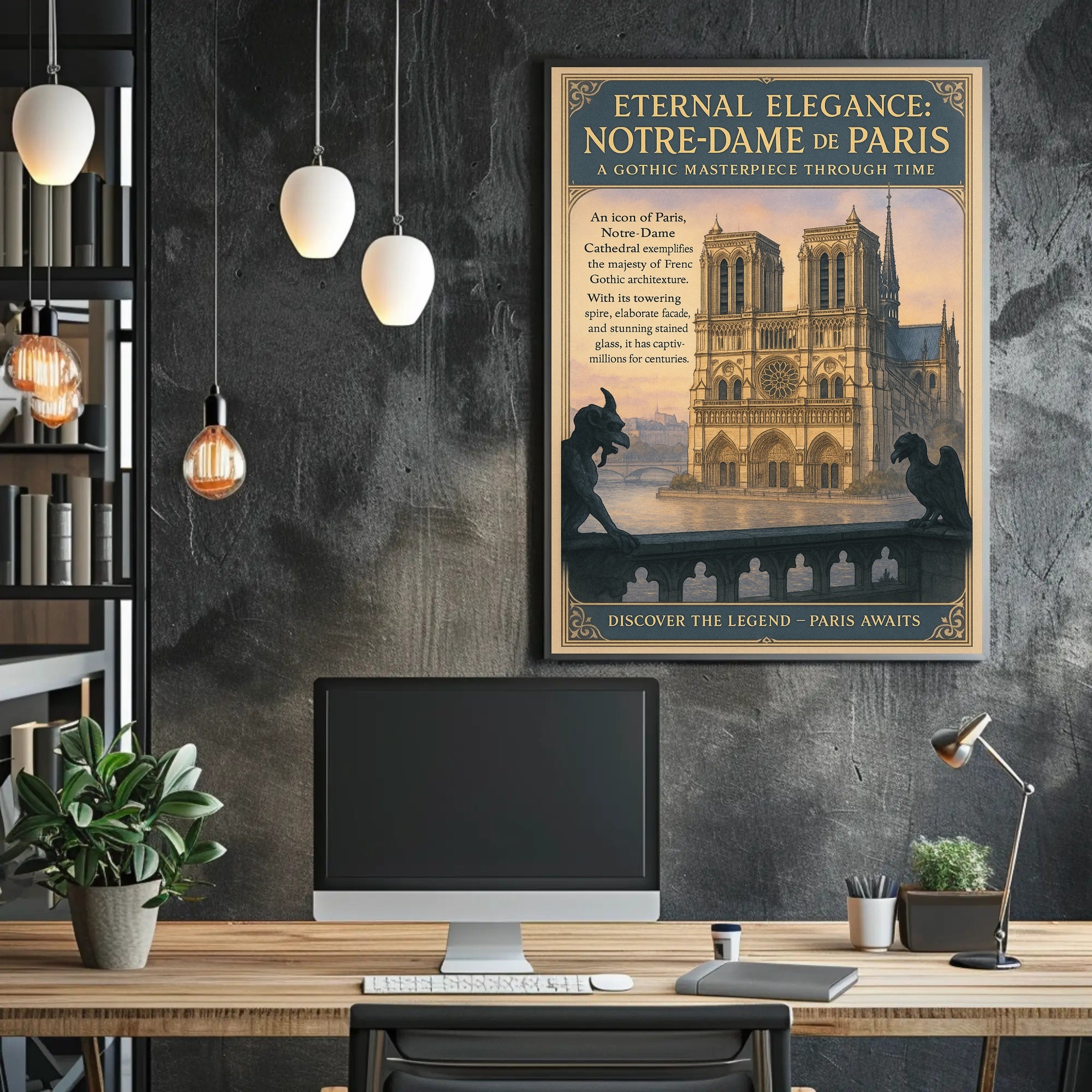 Eternal Elegance: Notre-Dame de Paris Poster PosterGoat