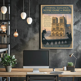 Eternal Elegance: Notre-Dame de Paris Poster PosterGoat
