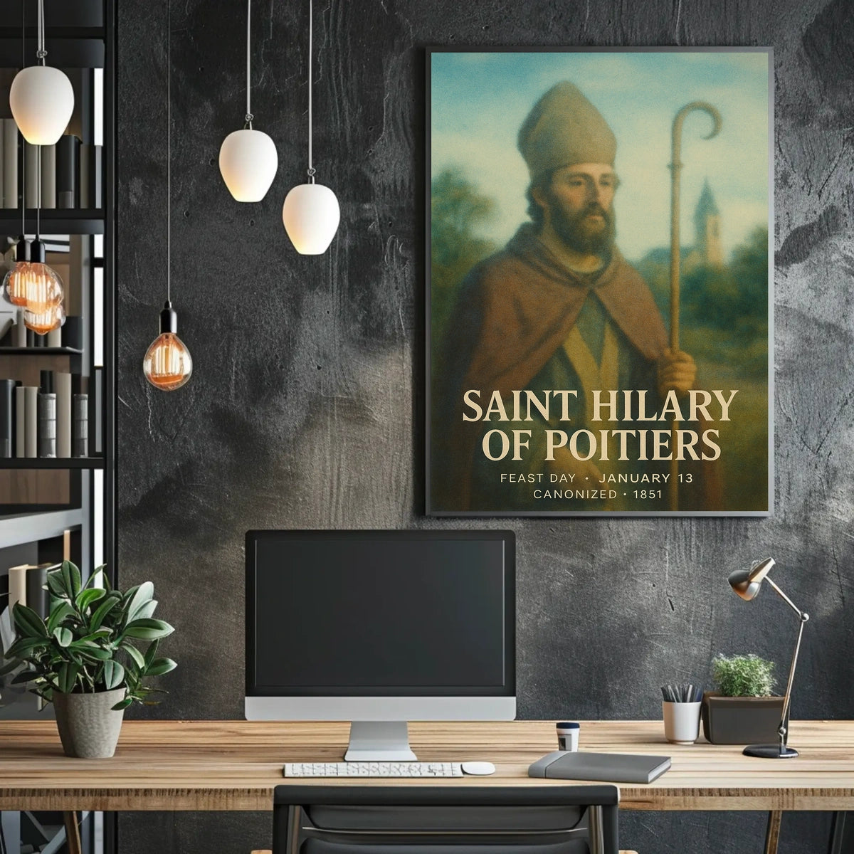 Saint Hilary Of Poitiers Poster