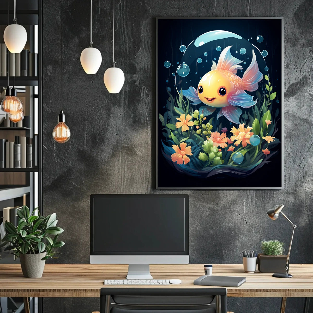 Enchanted Underwater World Poster
