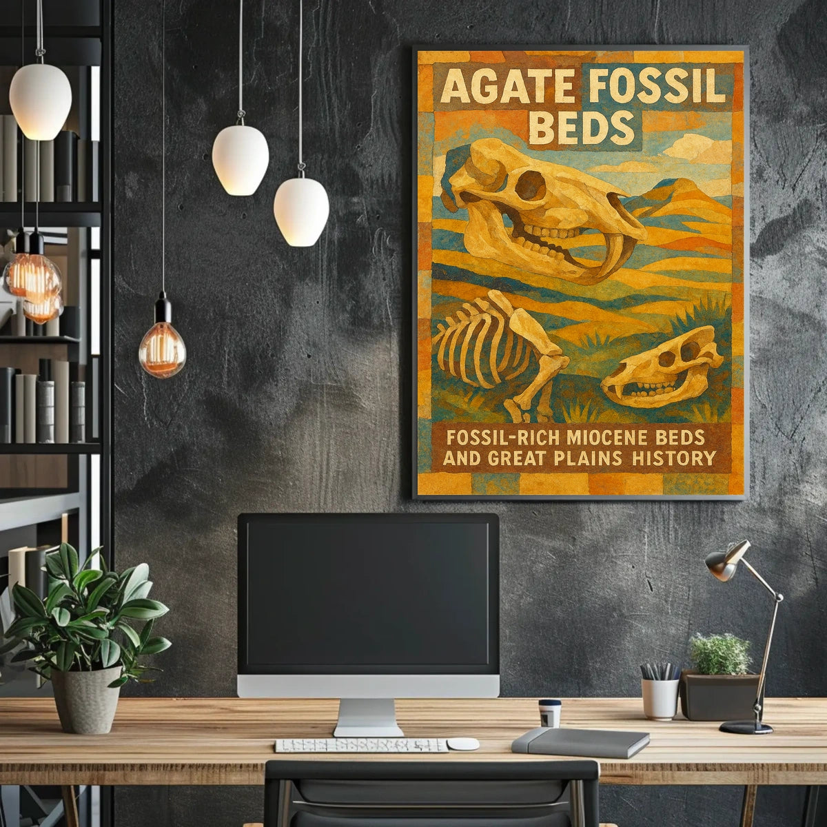 Agate Fossil Beds Fossil-Rich Miocene Poster