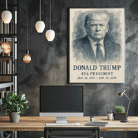 Donald Trump 47th President Poster
