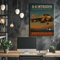A-6 Intruder Vintage Military Recruitment Poster