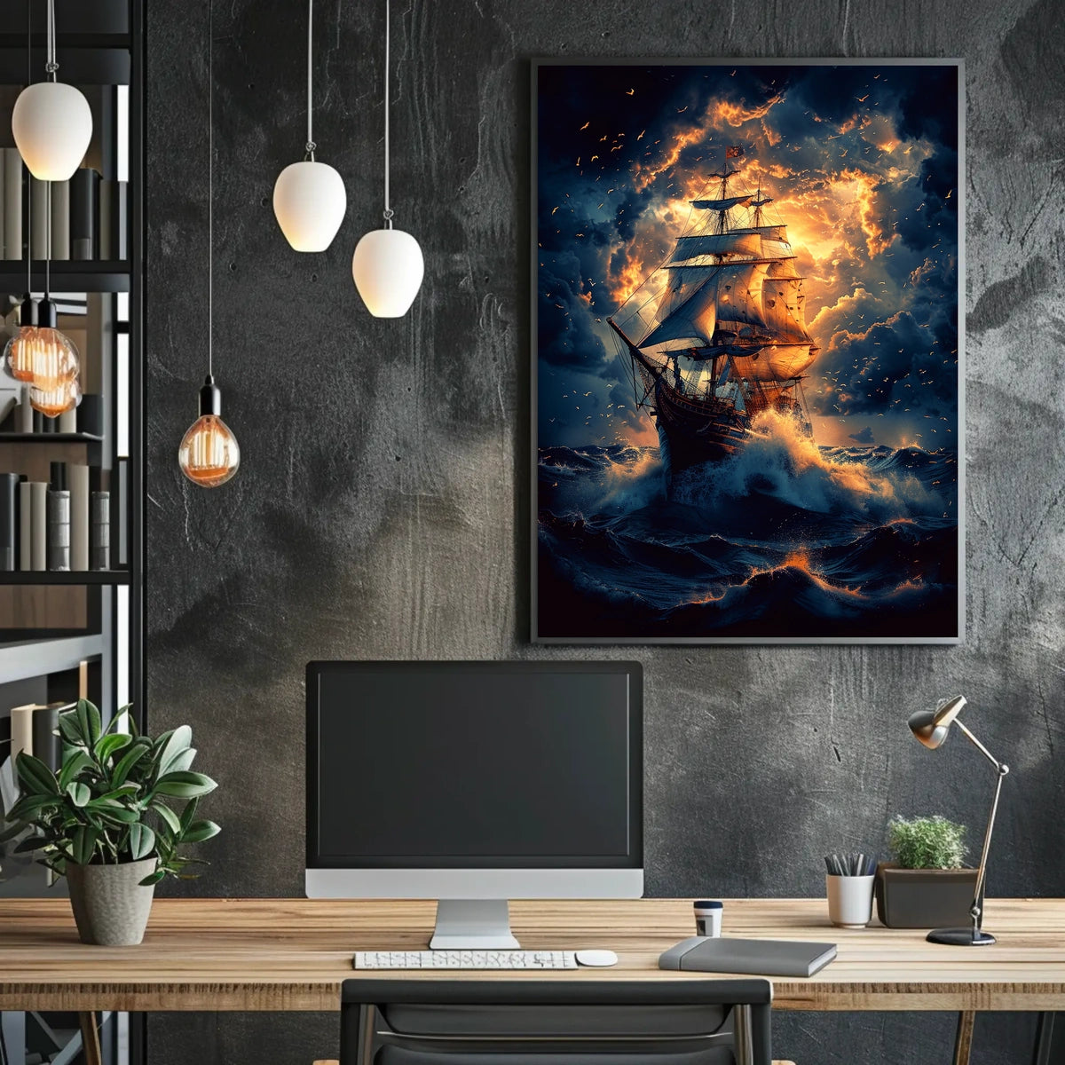 Voyage Through The Storm Poster