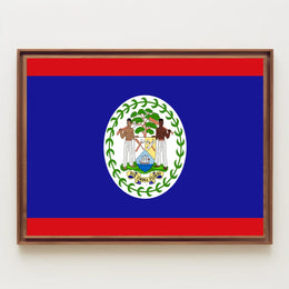 Belize Flag Poster