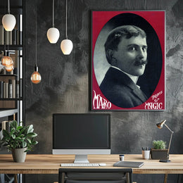 Maro Magic Vintage Entertainer Historical or Presidential Poster