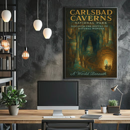 Carlsbad Caverns A World Beneath Poster
