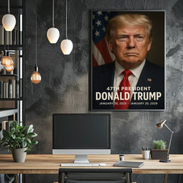 Donald Trump Visionary Statesman Poster