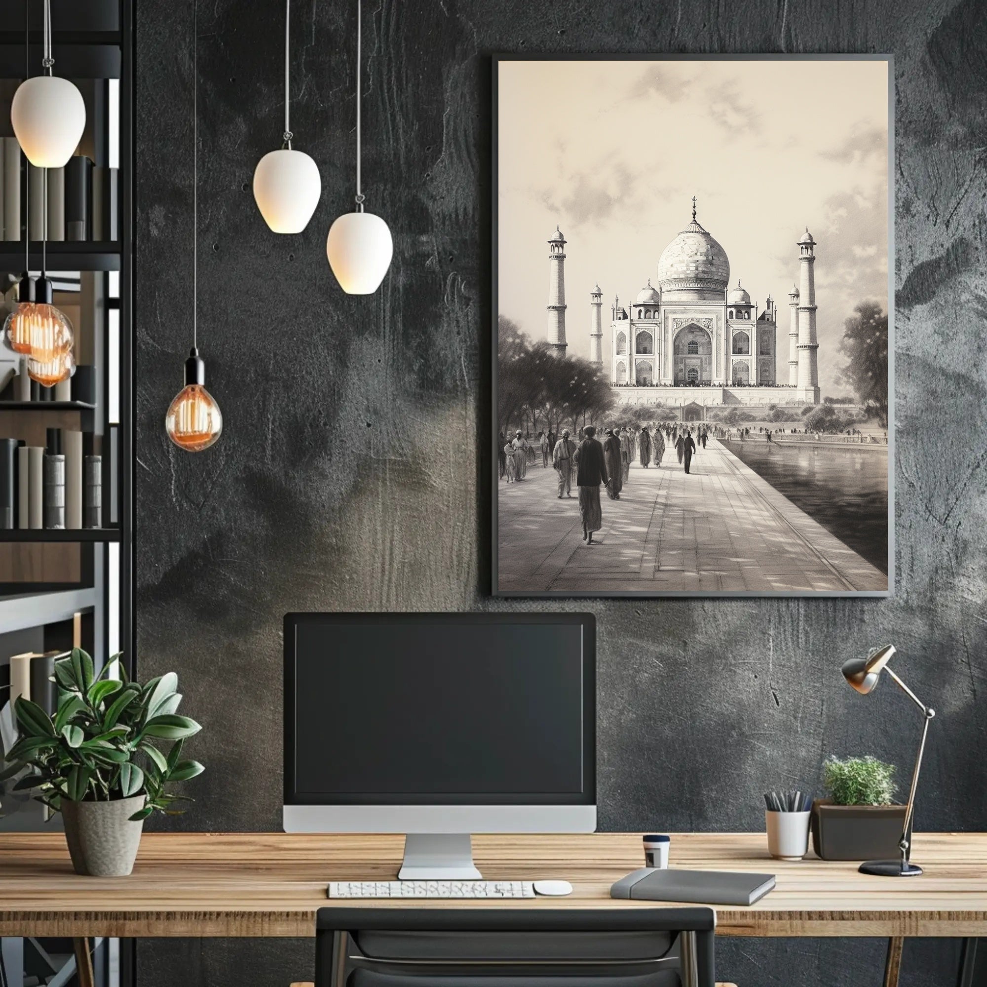 Timeless Beauty Of The Taj Mahal Poster