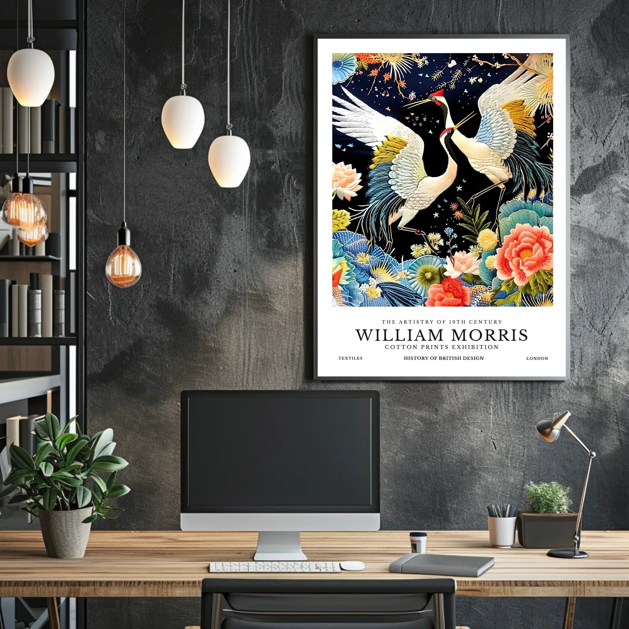William Morris Crane Art Cultural or Heritage Poster