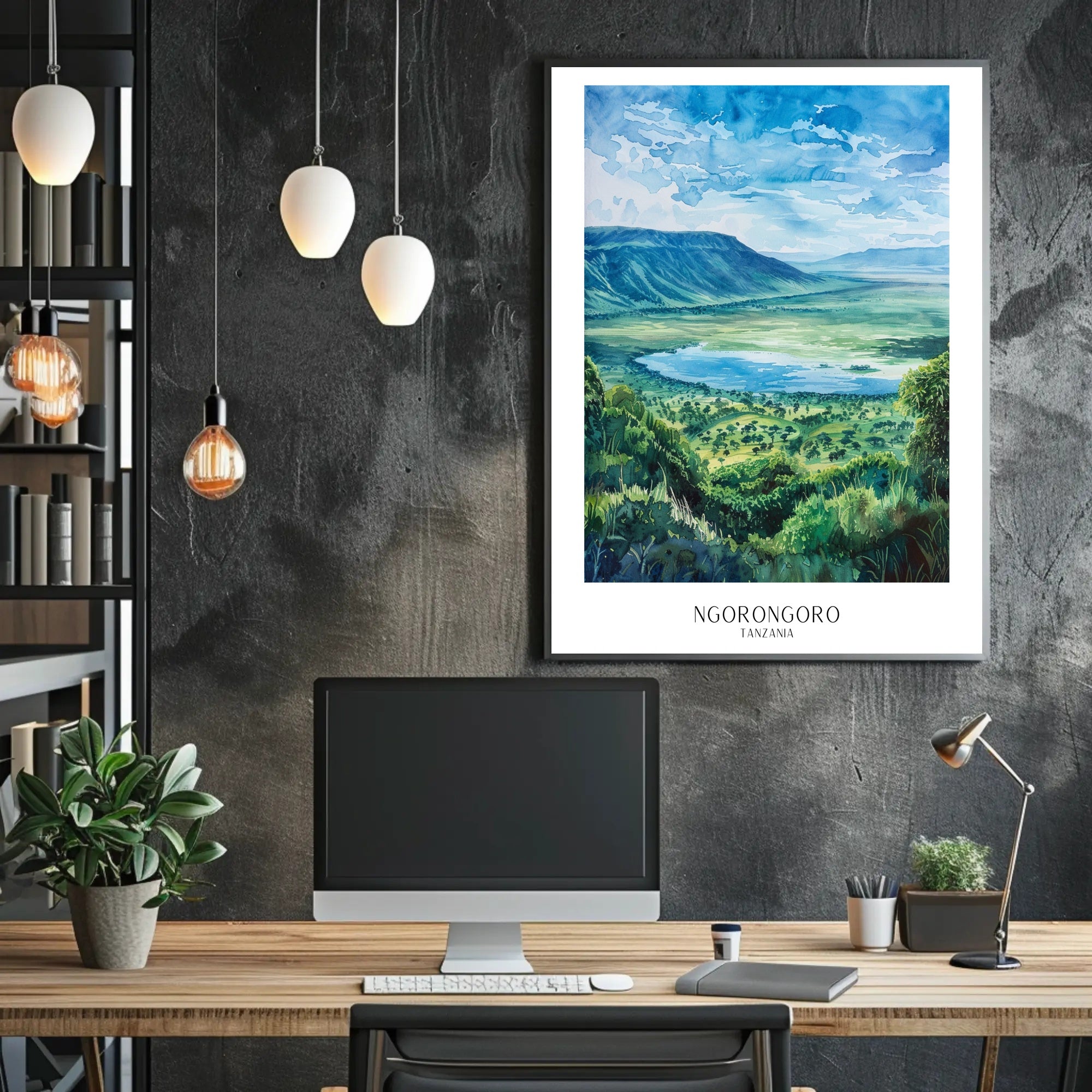 Ngorongoro Crater Poster PosterGoat