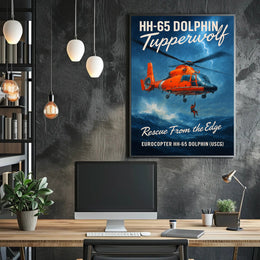 HH-65 Dolphin Rescue Poster PosterGoat