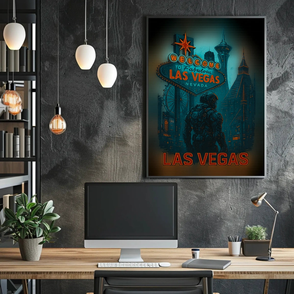 Welcome To Futuristic Las Vegas Poster