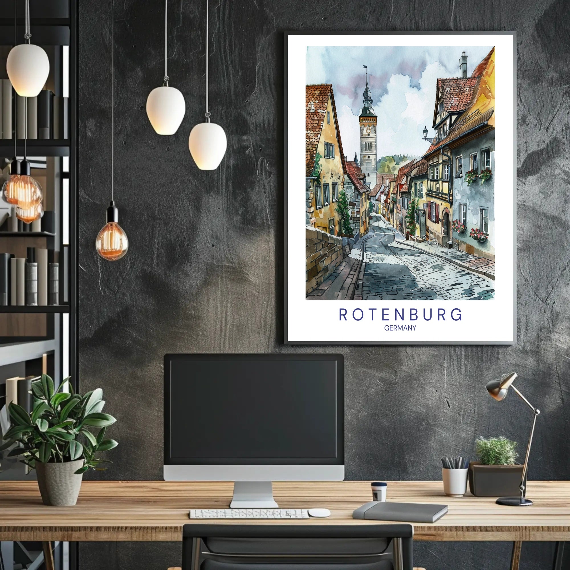 Rotenburg Charm Poster PosterGoat