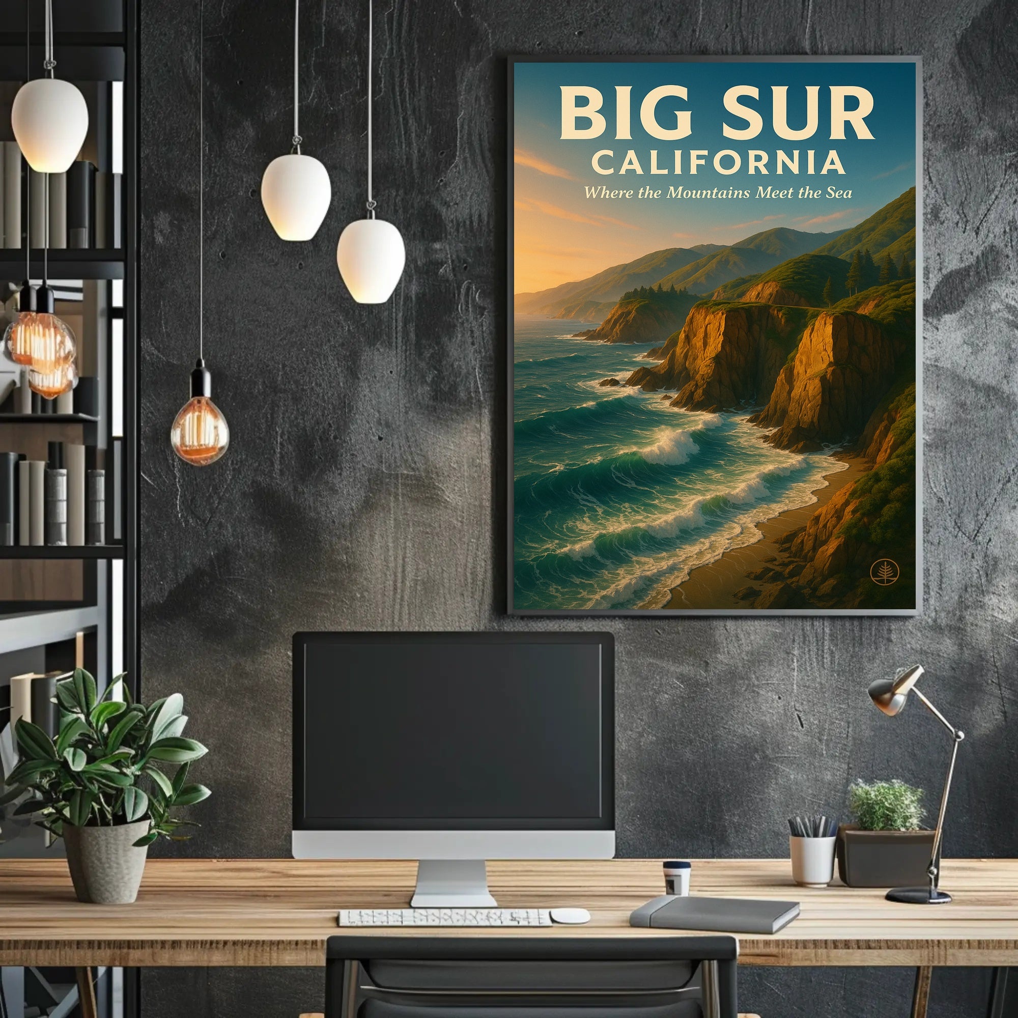Big Sur California Poster PosterGoat