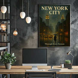 New York City Through Every Season Poster