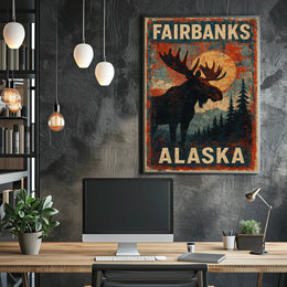 Fairbanks, Alaska Wilderness Poster