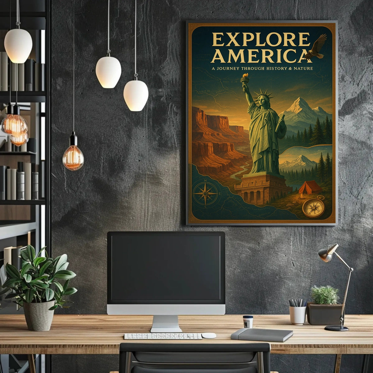 Explore America Poster