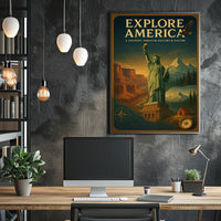 Explore America Poster