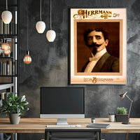 Vintage Magic Show Advertisement: Leon Herrmann Poster