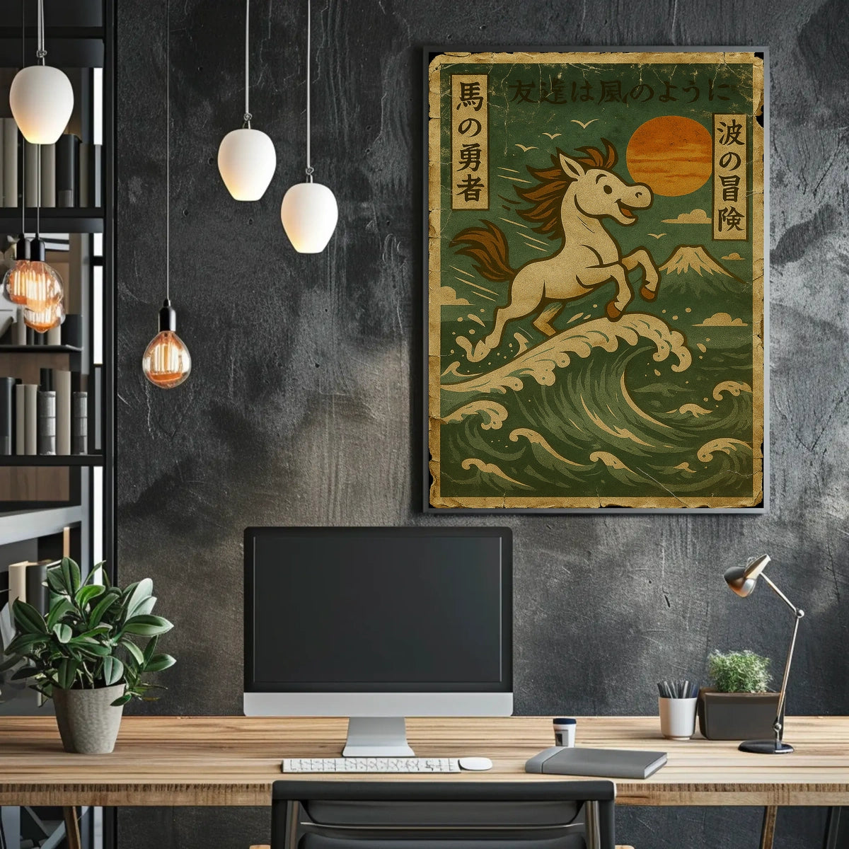 The Adventurous Horse Poster
