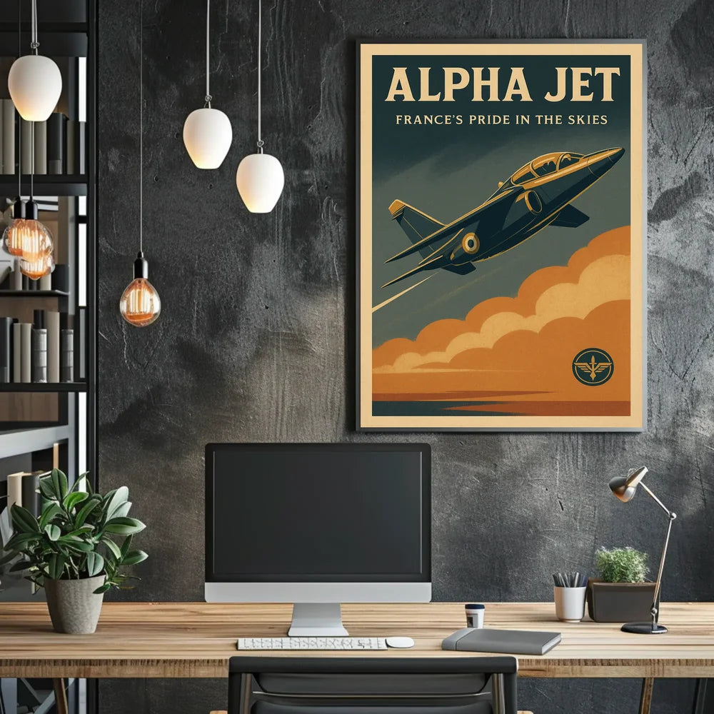 Alpha Jet Aviation Enthusiast Poster