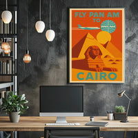 Fly Pan Am to Cairo Poster