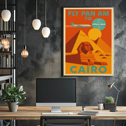 Fly Pan Am to Cairo Poster