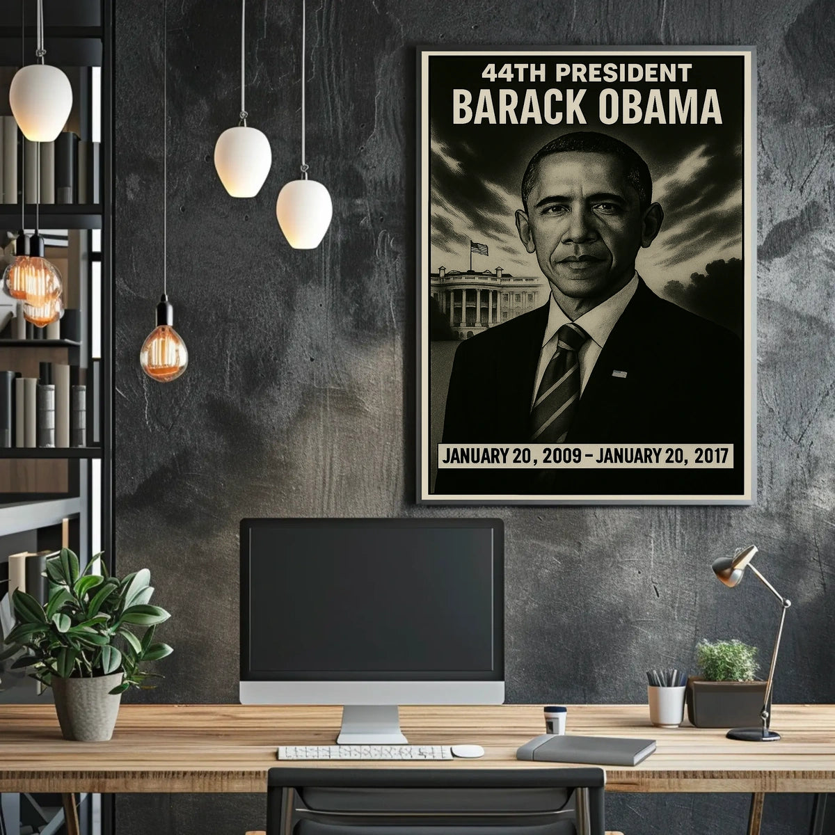 Barack Obama 44Th President Poster