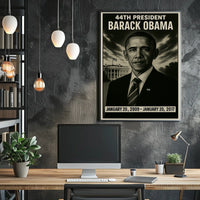 Barack Obama 44Th President Poster