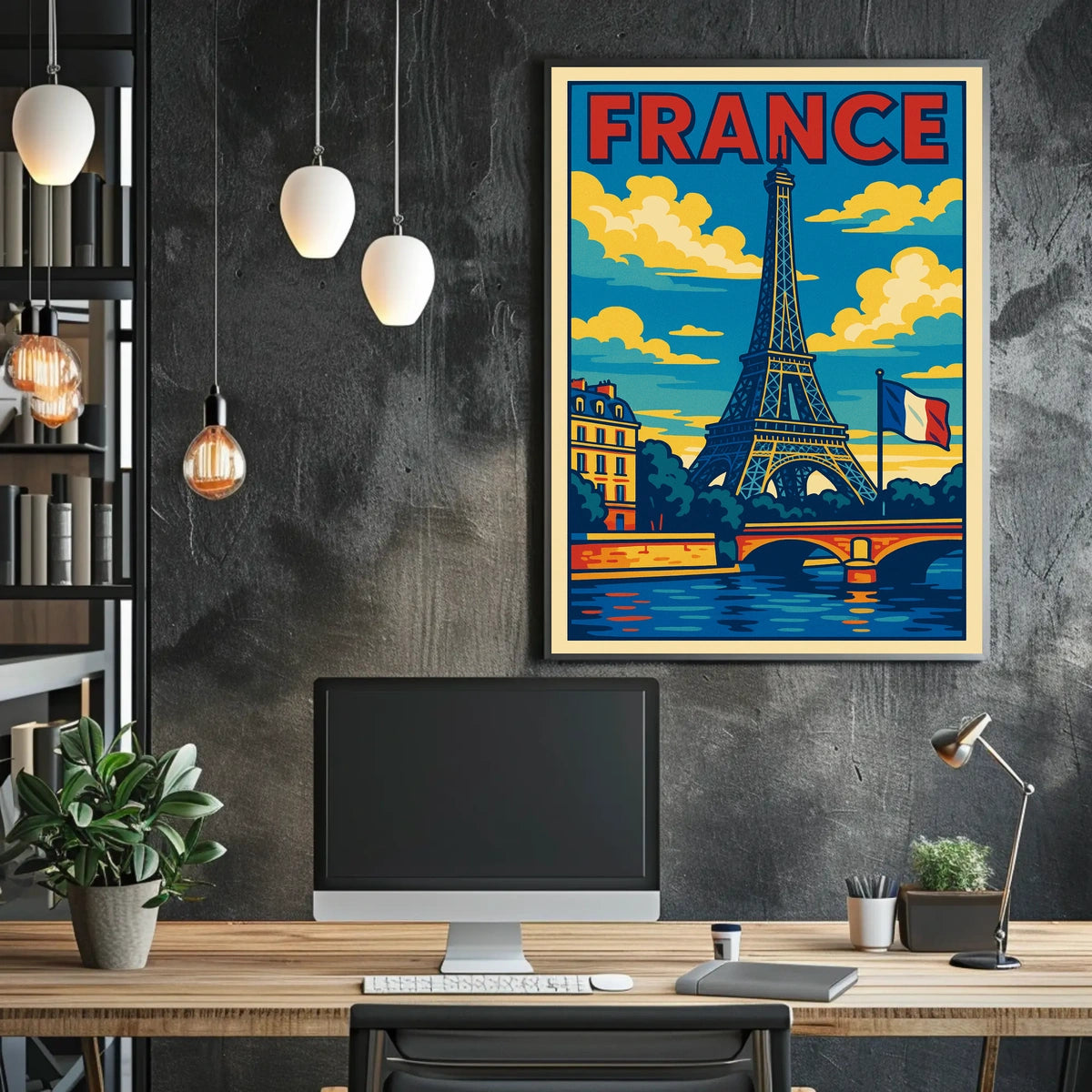 France Travel Poster