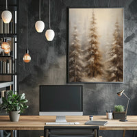 Winter Forest Serenity Poster