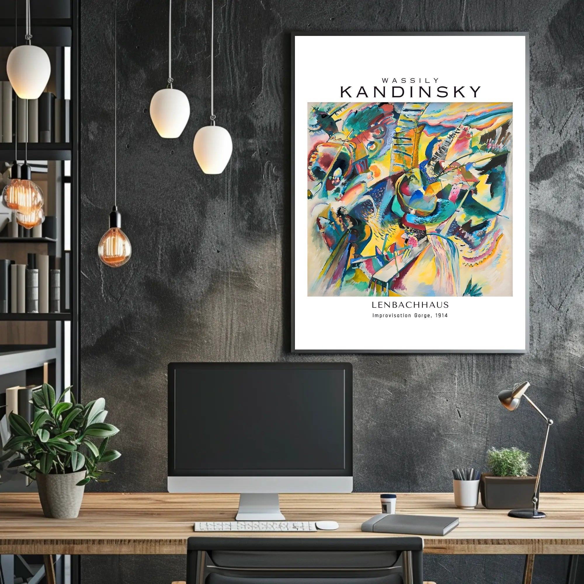 Wassily Kandinsky Improvisation Gorge 1914 Poster
