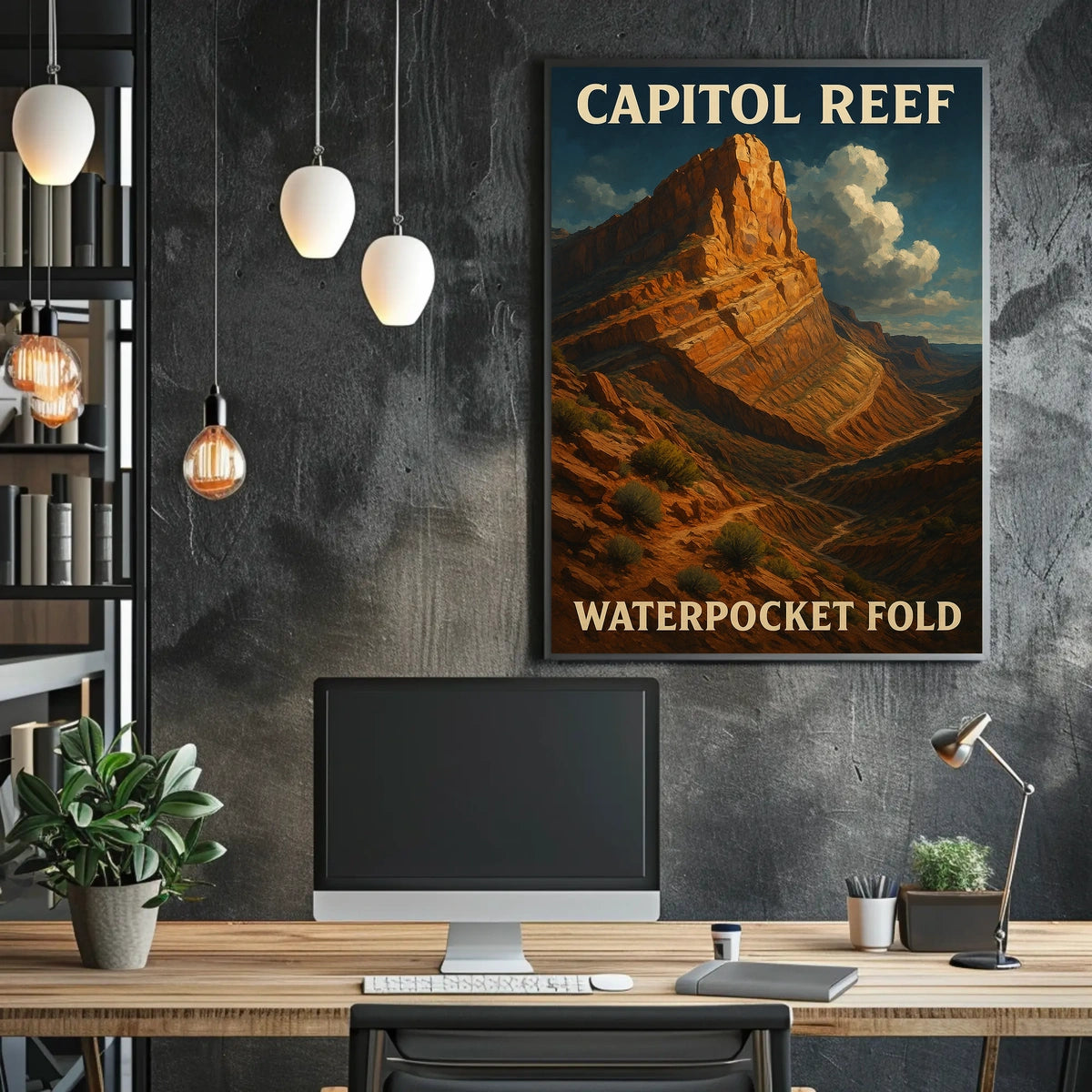 Capitol Reef Waterpocket Fold Poster