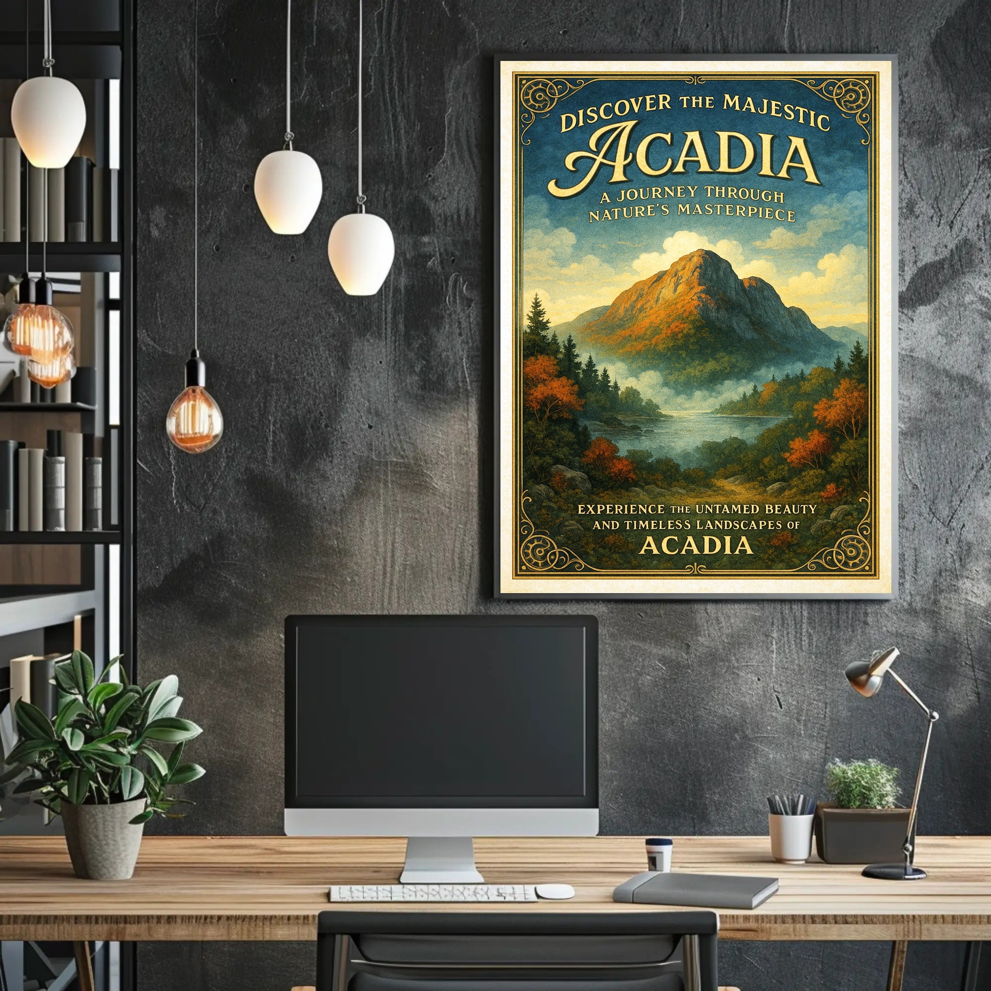 Discover the Majestic Acadia Poster PosterGoat