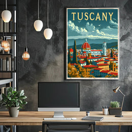 Tuscany Travel Poster