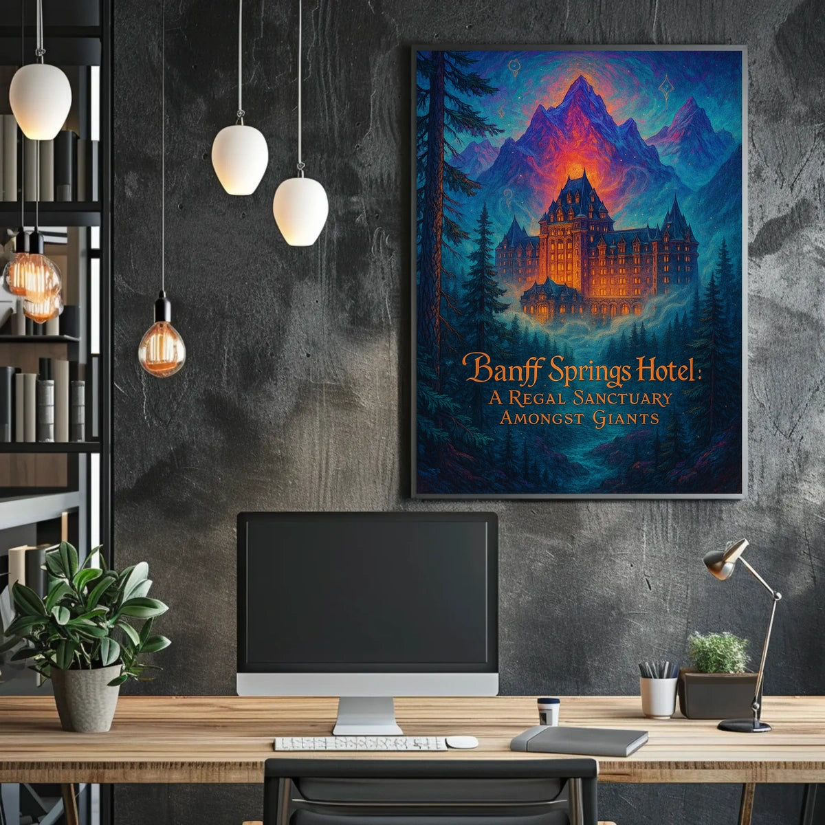 Banff Springs Hotel A Regal Sanctuary Poster
