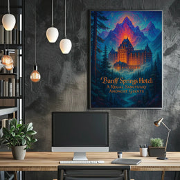 Banff Springs Hotel A Regal Sanctuary Poster